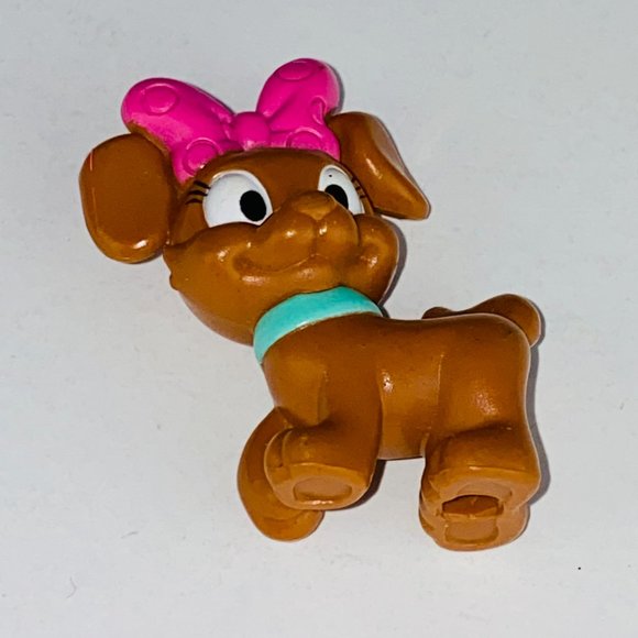 Disney Brown Dog Pink Hair Bow Mattel X5201 2011 - Picture 3 of 8